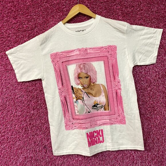 Nicki Minaj Pink Portrait Pink Friday: Roman Reloaded Album T-Shirt Small - Picture 3 of 5